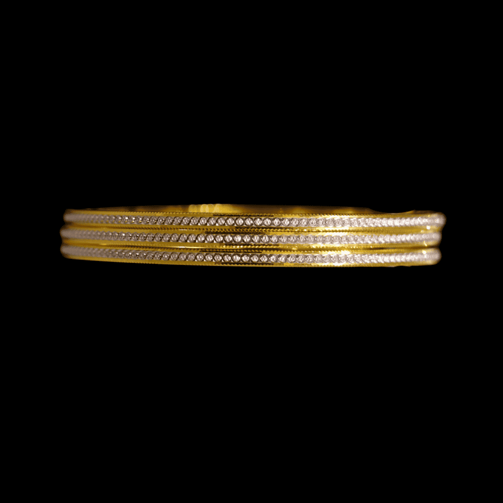 21K Gold Bangle Set (L)