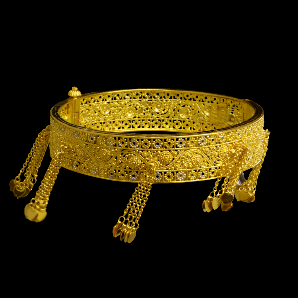 22K Gold Bangle Bracelet