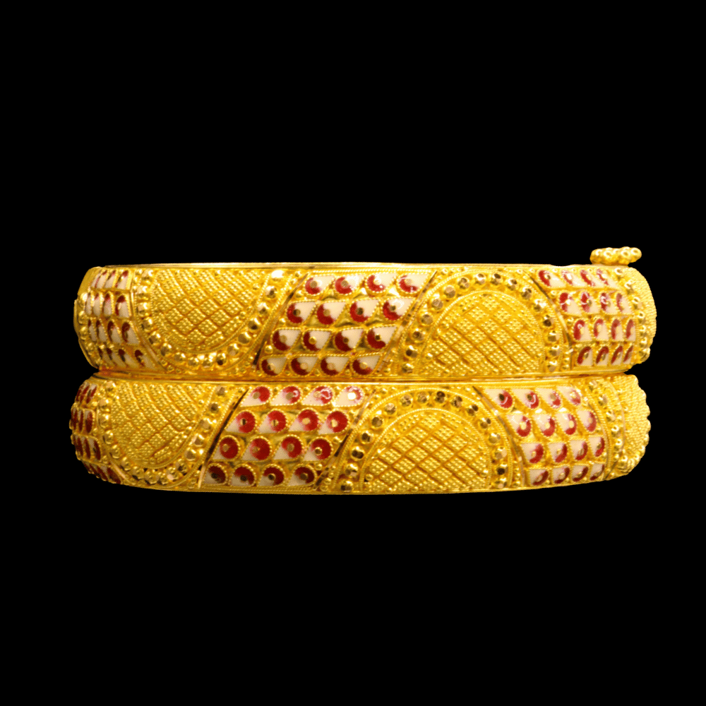 22K Gold Bangle Bracelet