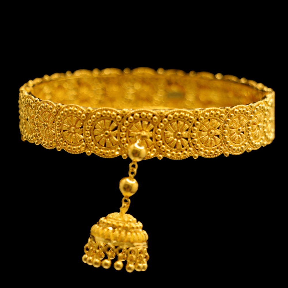 22K Gold Bangle Bracelet