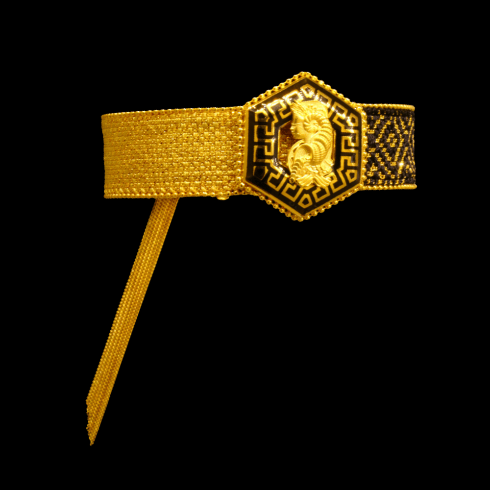 21K Gold Bangle Bracelet