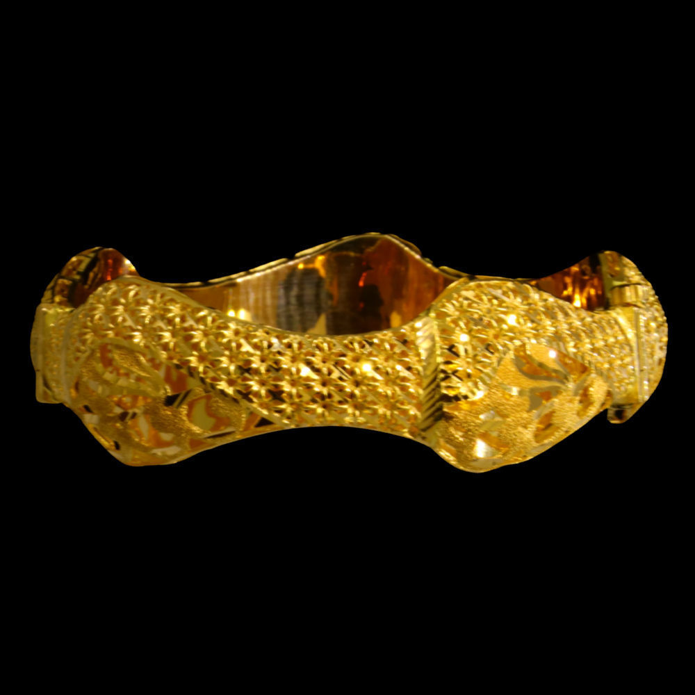 21K Gold Bangle Bracelet