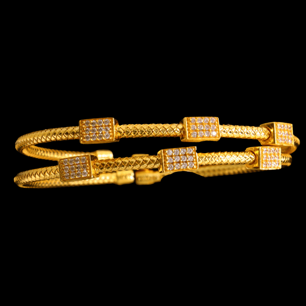 21K Gold Himo Bangle Bracelet