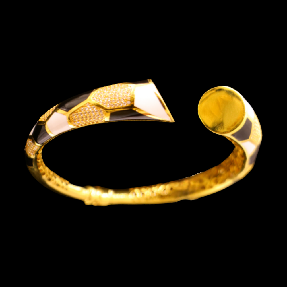 21K Gold Bangle Bracelet   