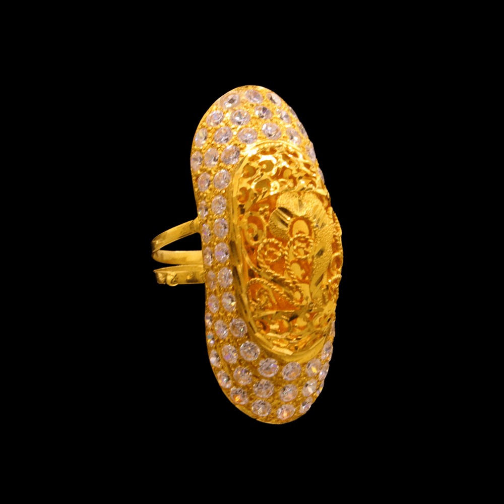 21K Gold Ring 