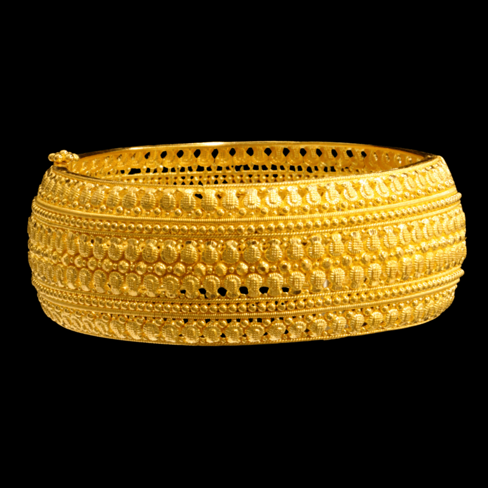 22K Gold Bangle Bracelet