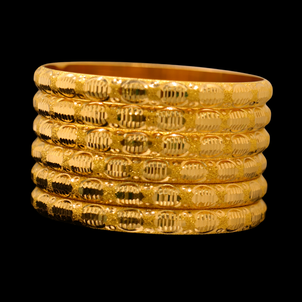 21K Gold Bangle Set (S)
