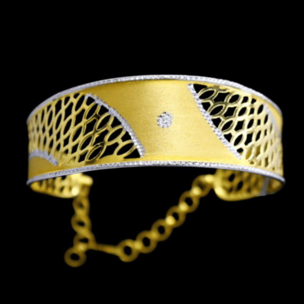 22K Gold Bangle Bracelet