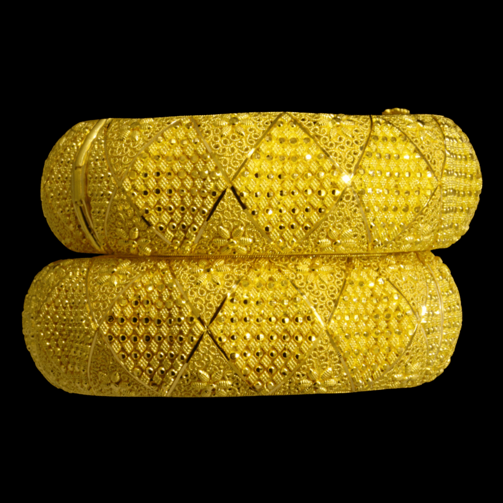 22K Gold Bangle Bracelet