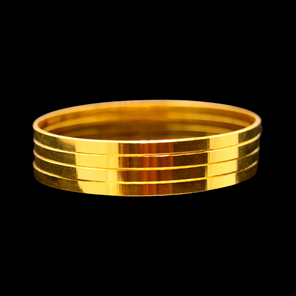 22K Gold Bangle Set (S)   