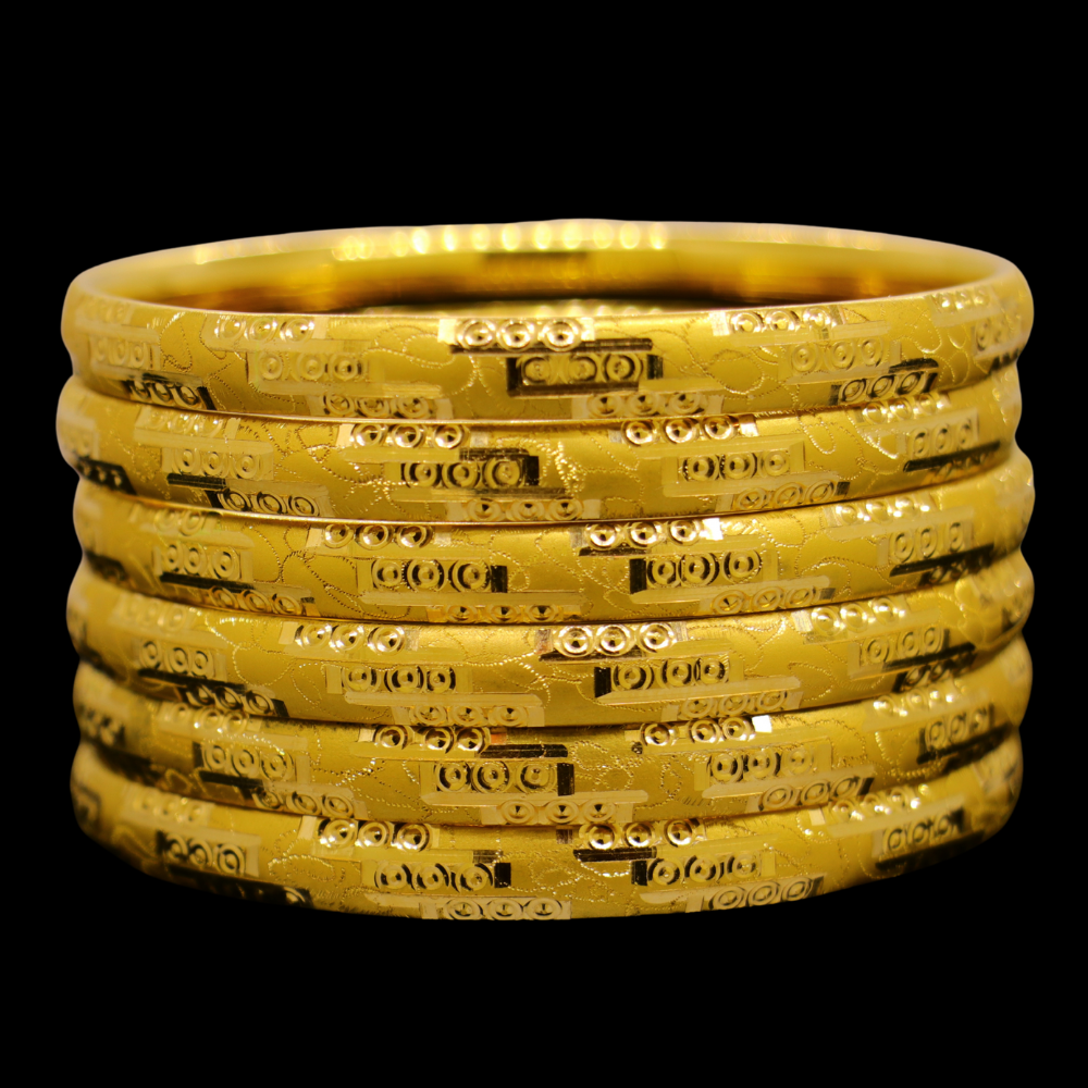 21K Gold Bangle Set (M)