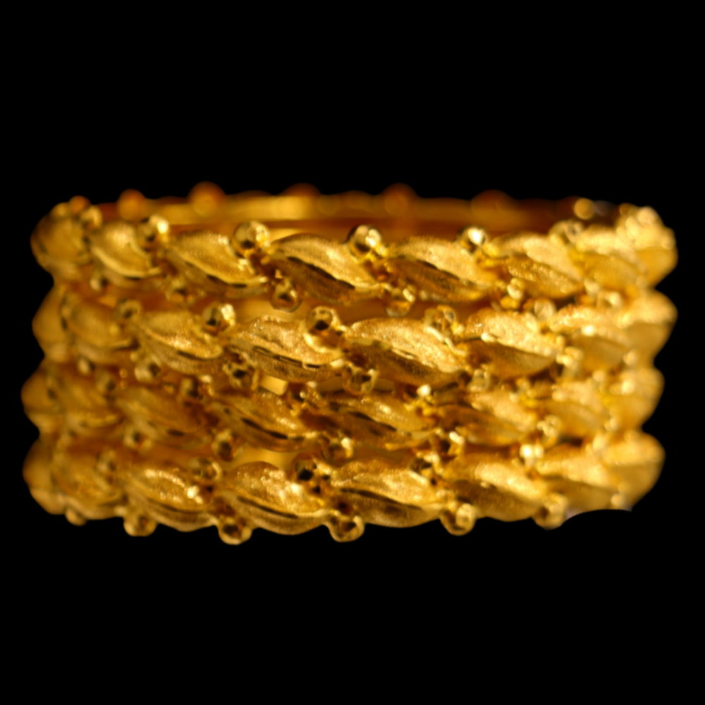 21K Gold Bangle Set (XS) 