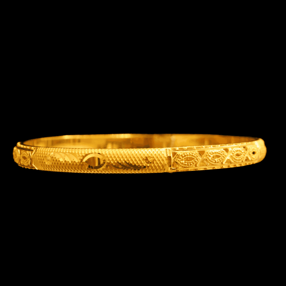 21K Gold Bangle Set OF 1 (S)
