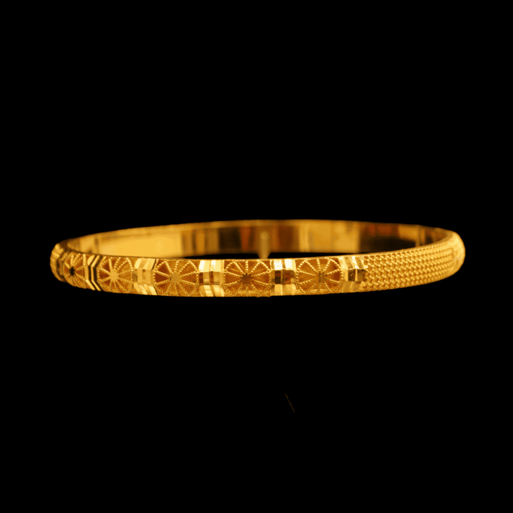 21K Gold Bangle Set OF 1 (M) 