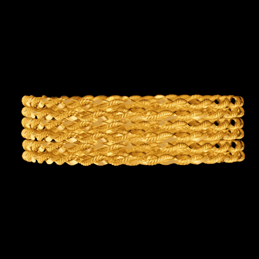 21K Gold Bangle Sets (L)  