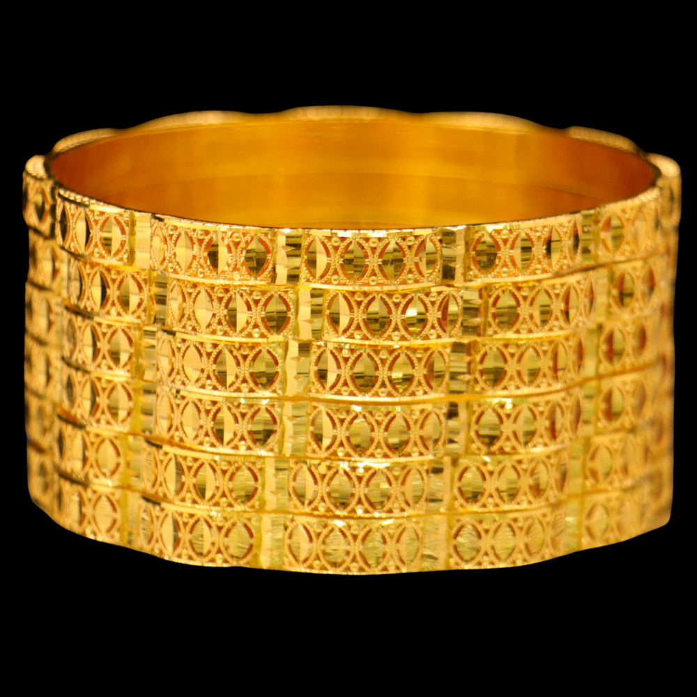 21K Gold Bangle Set (M)