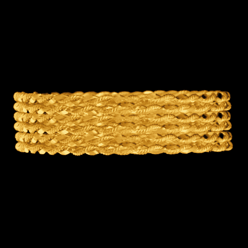 21K Gold Bangle Set (M) 