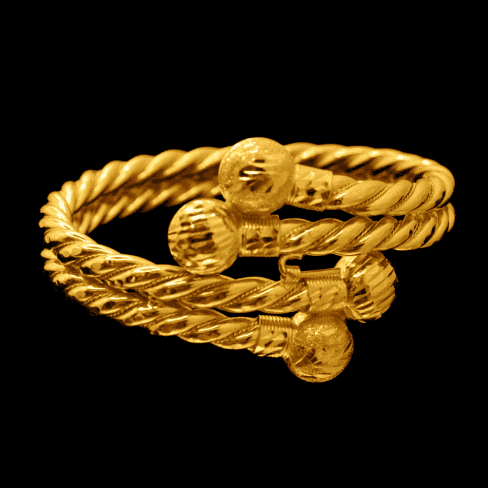 21k Gold Bangle Bracelet  