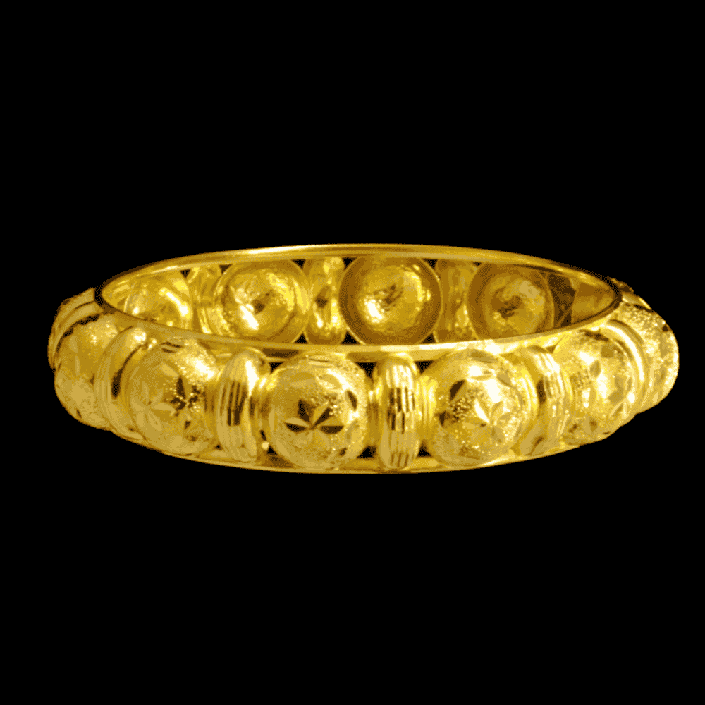 21K Gold Bangle 
