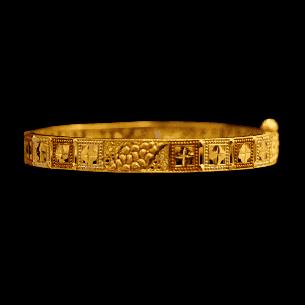 22K Gold Bangle Bracelet