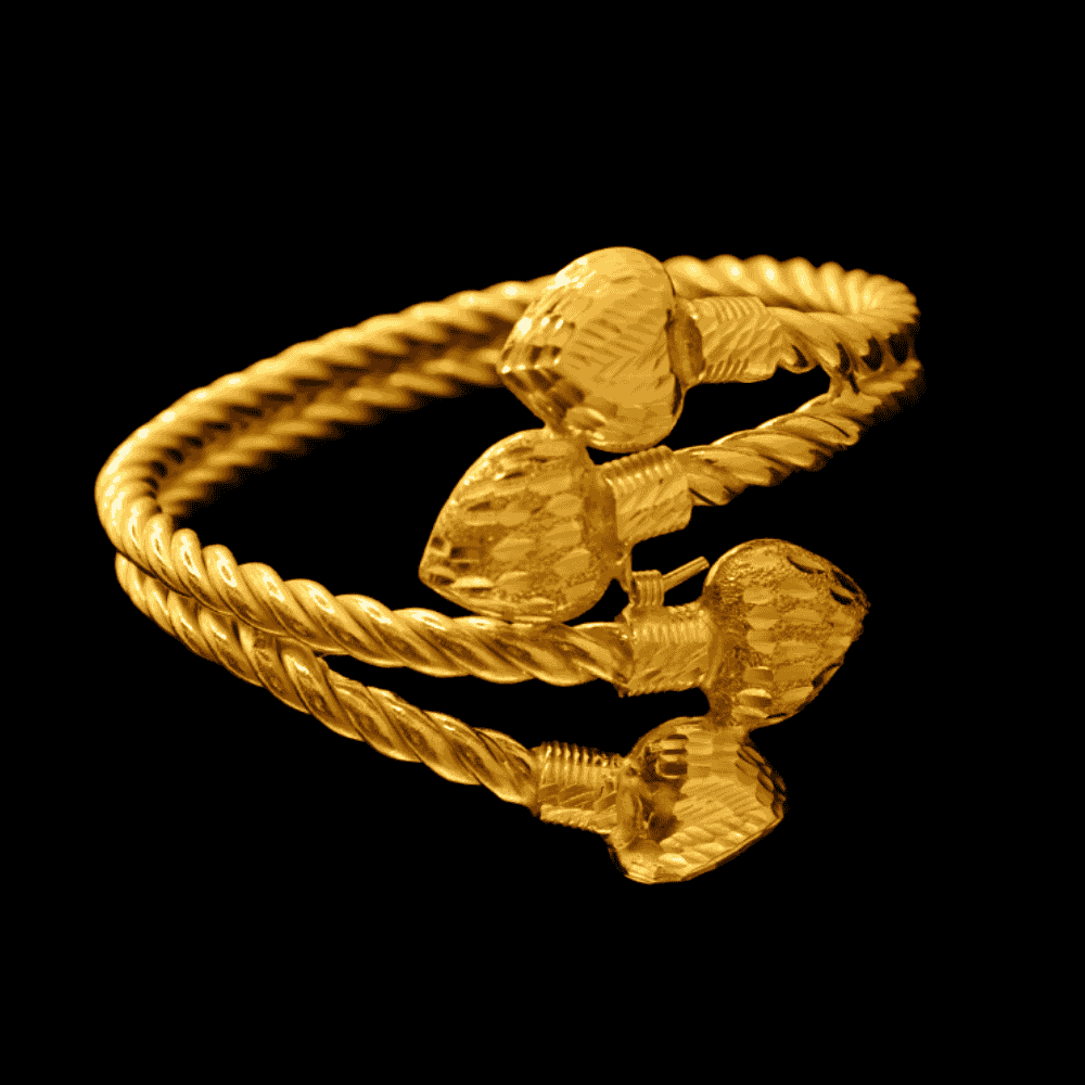 21k Gold Bangle Bracelet   