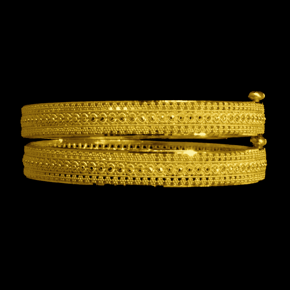 22K Gold Bangle Bracelet
